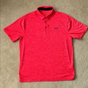 Under Armour Red Performance Polo Shirt